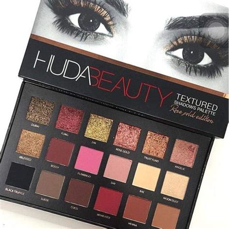 huda beauty eye shadow.